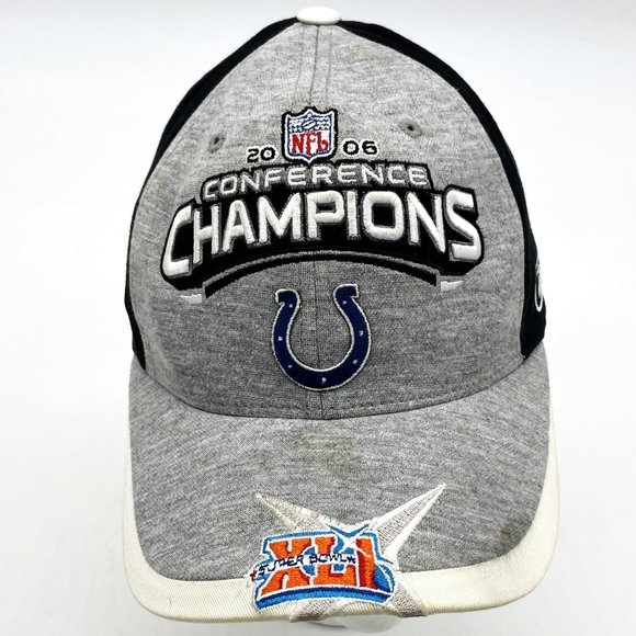 Reebok On Field 2006 Indianapolis Colts XLI Conference Champions Baseball Hat - Picture 1 of 7
